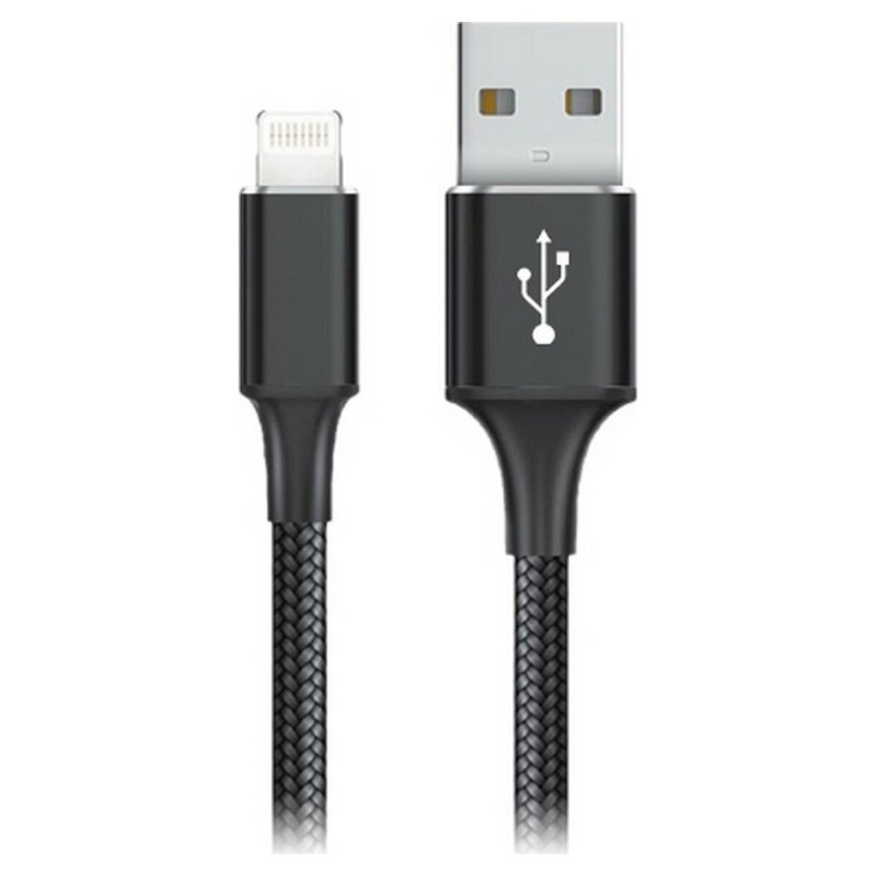 Câble USB vers Lightning Goms Noir 1 m - Acheter à 2,98 € seulement chez Collector's Boutique