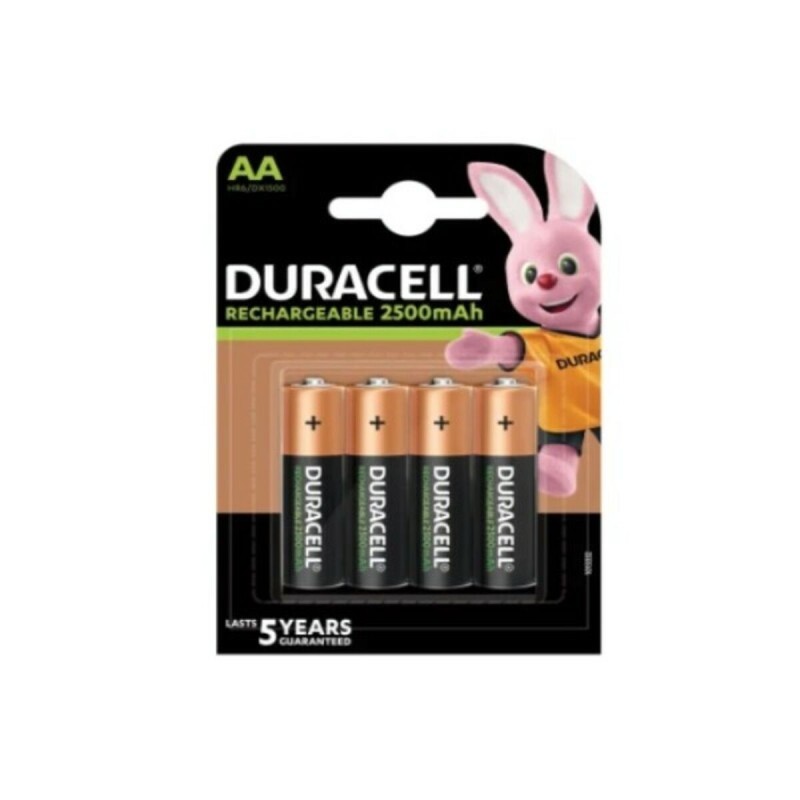 Piles Rechargeables DURACELL HR06-P AA NiMh 2500 mAh (4 pcs) - Acheter à 10,26 € seulement chez Collector's Boutique