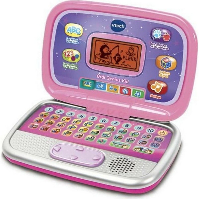 Ordinateur portable Vtech Ordi Genius Kid Rose Jouet éducatif Interactif (FR) - Acheter à 43,73 € seulement chez Collector's Bou