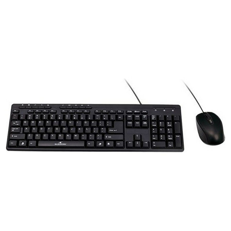 clavier et souris Bluestork BSPACKFIRSTII Noir Français AZERTY - Acheter à 30,17 € seulement chez Collector's Boutique