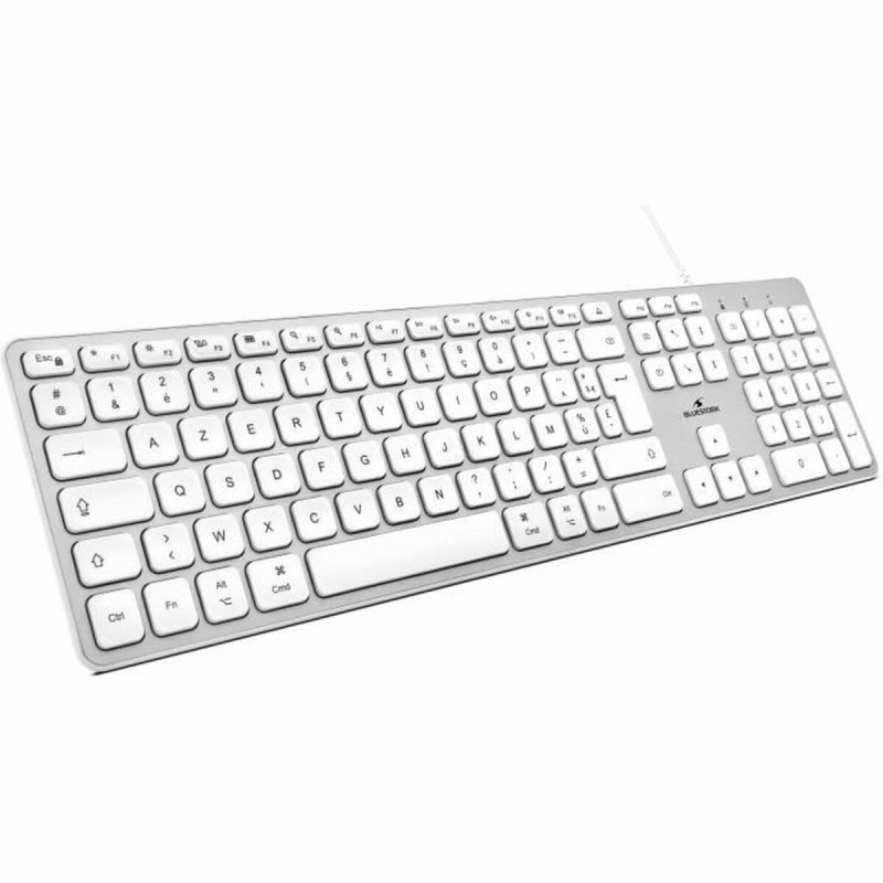 Clavier Bluestork Blanc Français AZERTY - Acheter à 47,33 € seulement chez Collector's Boutique