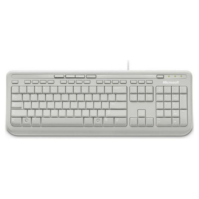 Clavier Microsoft 600 Blanc Français AZERTY - Acheter à 33,16 € seulement chez Collector's Boutique