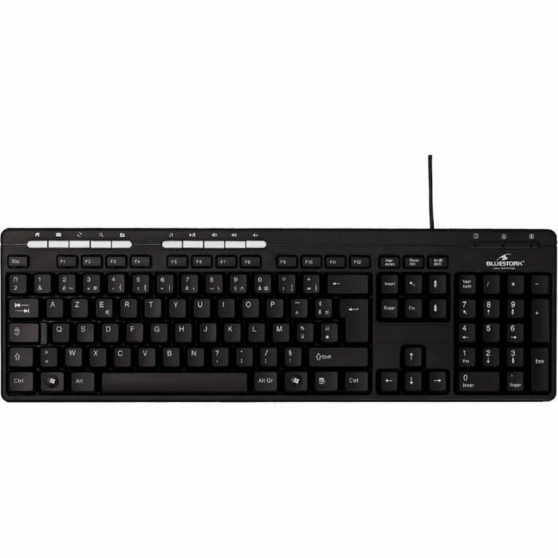 Clavier Bluestork BS-KB-MEDIAFIRST Français AZERTY - Acheter à 26,46 € seulement chez Collector's Boutique