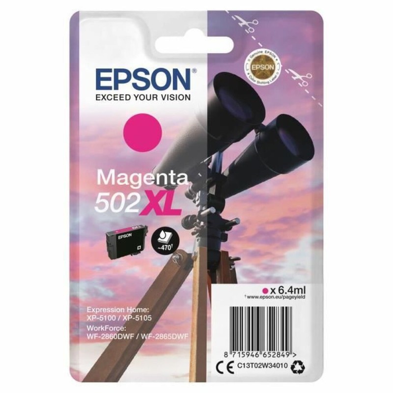 Cartouche d'encre originale Epson Twin XL 502 Magenta - Acheter à 35,99 € seulement chez Collector's Boutique