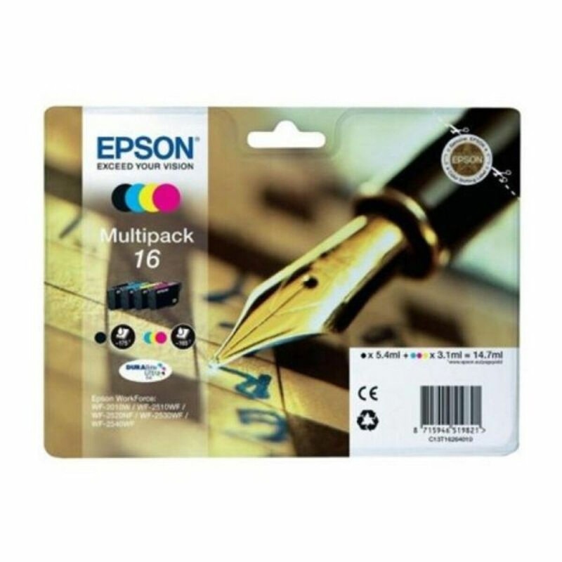 Cartouches de remplacement Epson Noir Jaune Cyan Magenta 14,7 ml Encre - Acheter à 64,72 € seulement chez Collector's Boutique