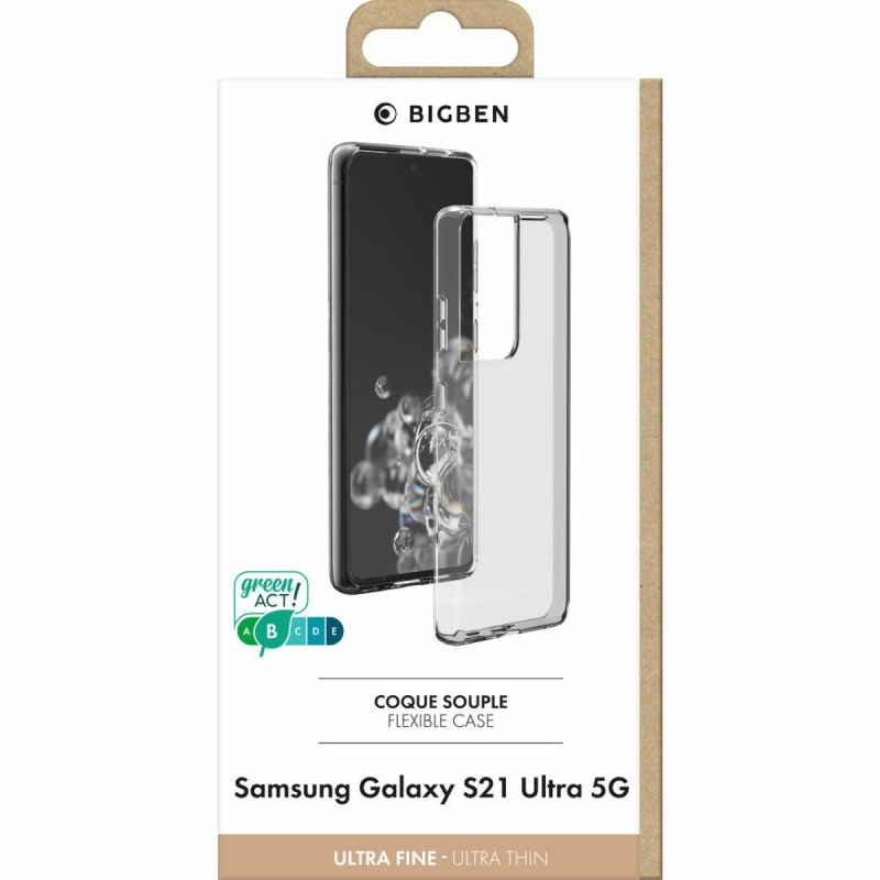 Protection pour téléphone portable BigBen Connected SILITRANSGS21U Samsung Galaxy S21 Ultra - Acheter à 18,88 € seulement chez C