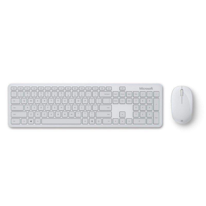 Souris & clavier Microsoft Bluetooth Desktop Bluetooth 4.0 Gris clair AZERTY - Acheter à 74,78 € seulement chez Collector's Bout