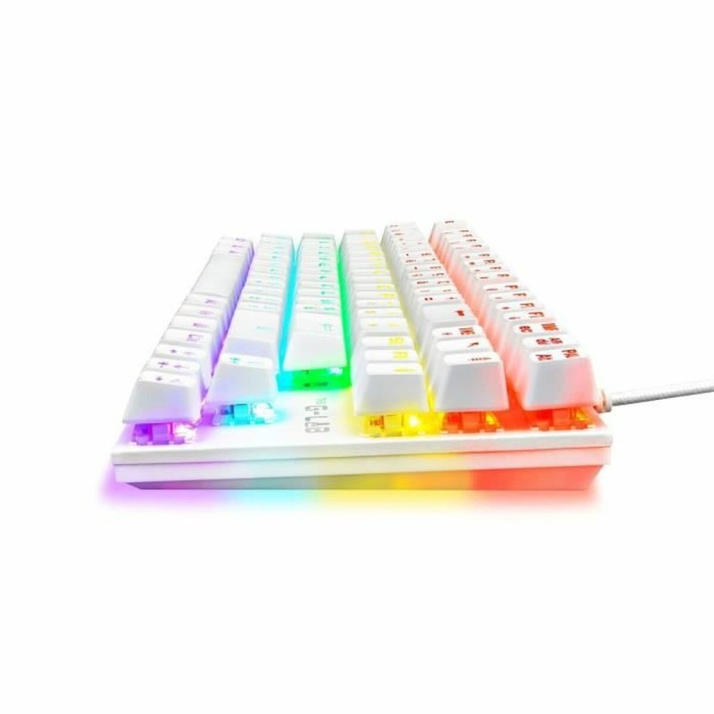 Clavier pour jeu The G-Lab Mercury Blanc AZERTY - Acheter à 68,54 € seulement chez Collector's Boutique