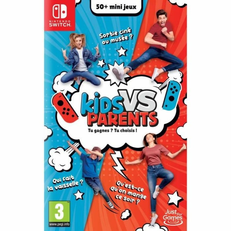 Jeu vidéo pour Switch Just For Games Kids VS Parents - Acheter à 45,11 € seulement chez Collector's Boutique