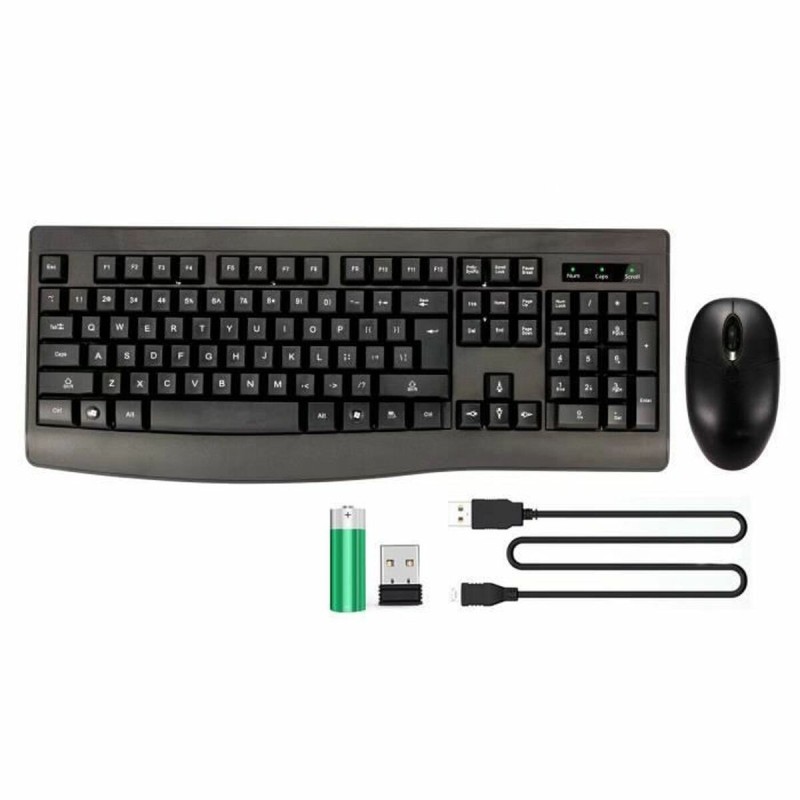 clavier et souris Bluestork Clavier Souris Sans Fil Noir - Acheter à 47,33 € seulement chez Collector's Boutique