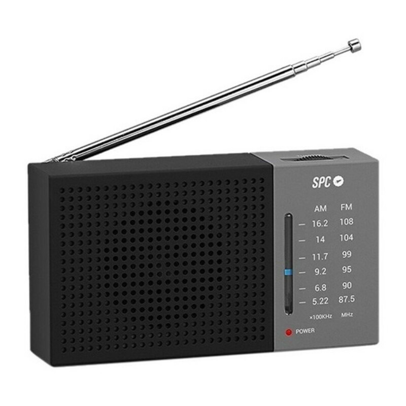 Radio Transistor SPC Internet 4584N JETTY LIT AM/FM LR6 Gris - Acheter à 17,36 € seulement chez Collector's Boutique