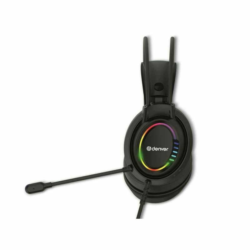 Casques avec Microphone Denver Electronics GHS130 Noir Jeux - Acheter à 24,62 € seulement chez Collector's Boutique