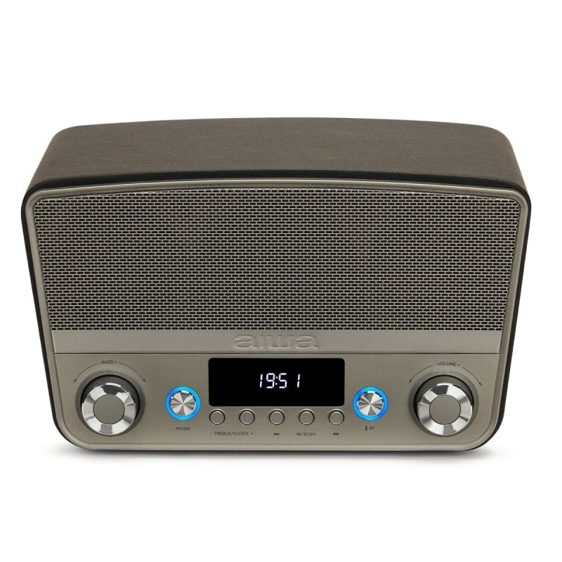 Radio Aiwa BSTU750BK50W Haut-parleur Argenté Noir Vintage - Acheter à 101,50 € seulement chez Collector's Boutique