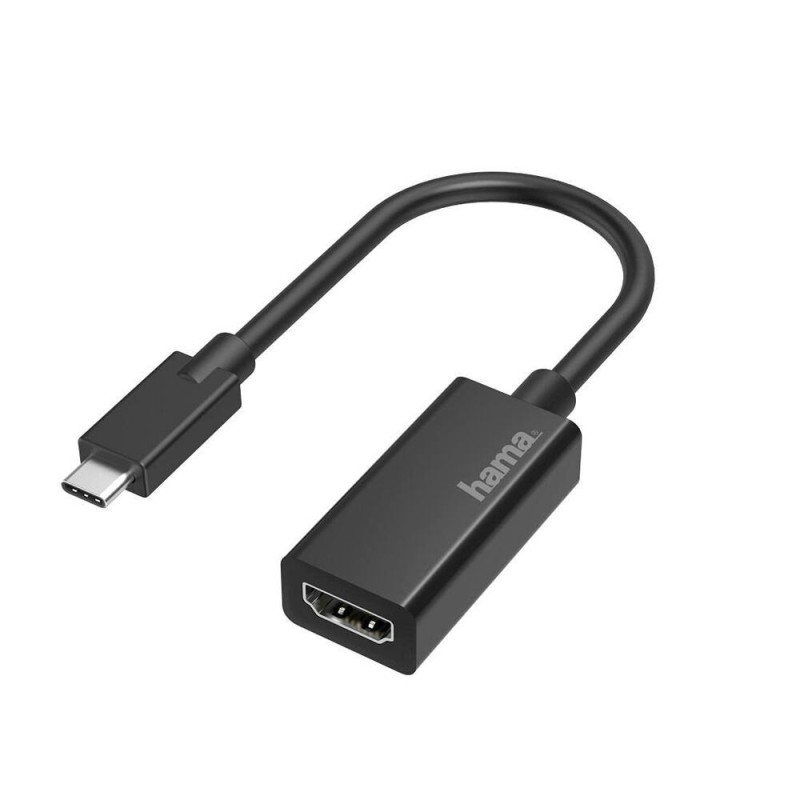 Adaptateur USB C vers HDMI Hama 00200315 Noir Ultra HD 4K - Acheter à 20,99 € seulement chez Collector's Boutique