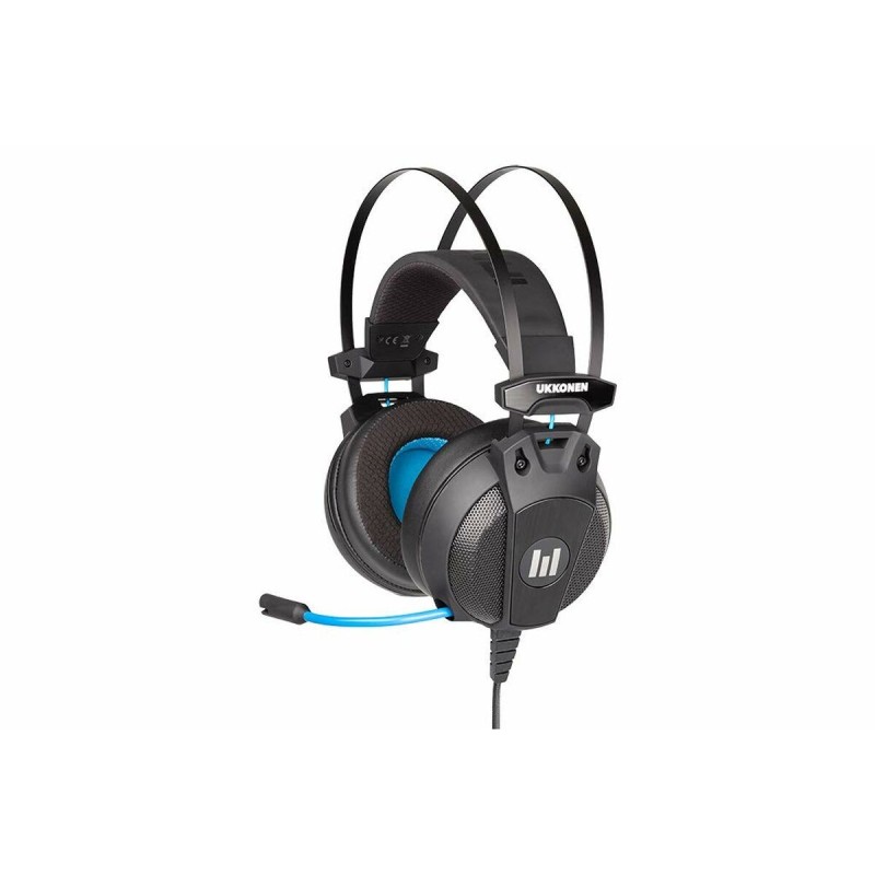 Casques avec Micro Gaming Indeca Ukkonen Noir/Bleu - Acheter à 30,89 € seulement chez Collector's Boutique