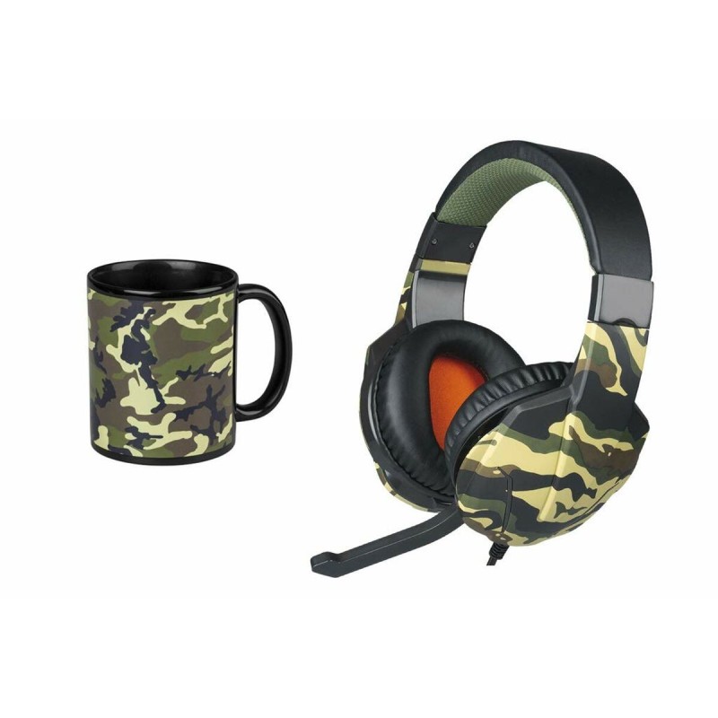 Casques avec Micro Gaming Indeca 270725 Camouflage - Acheter à 17,14 € seulement chez Collector's Boutique