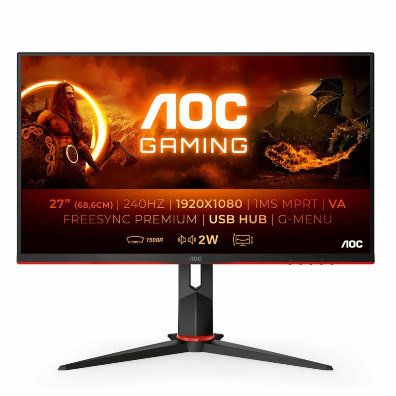 Écran AOC C27G2ZU/BK 27" FHD LED - Acheter à 271,43 € seulement chez Collector's Boutique