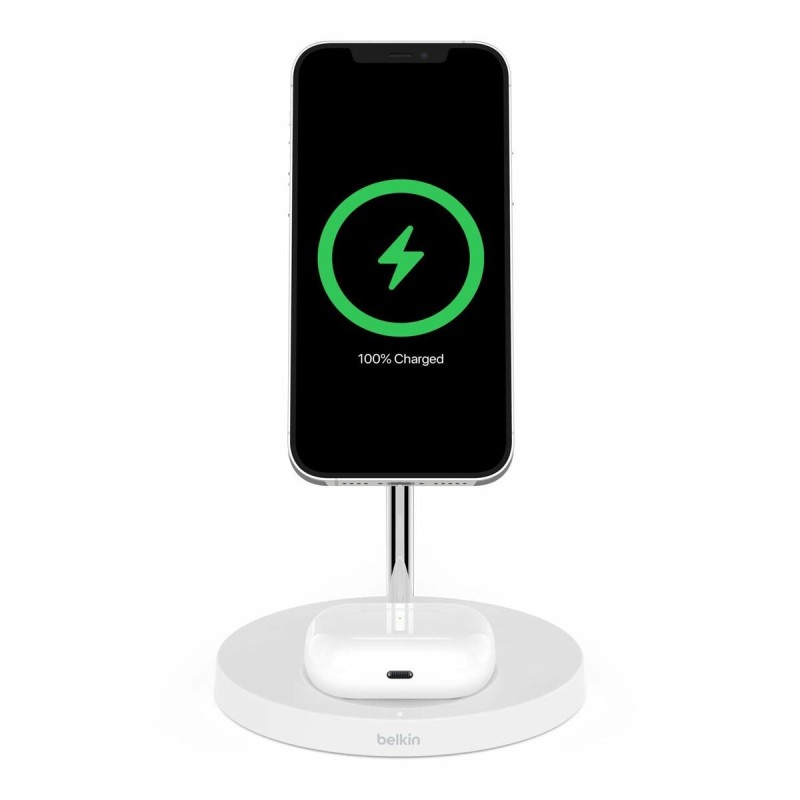 Chargeur sans fil avec support pour mobiles Belkin WIZ010vfWH - Acheter à 115,51 € seulement chez Collector's Boutique