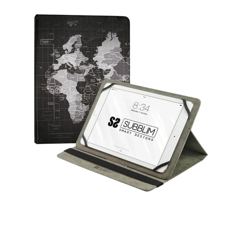 Housse pour Tablette Subblim TRENDY CASE WORLD MAP 10.1" - Acheter à 19,94 € seulement chez Collector's Boutique