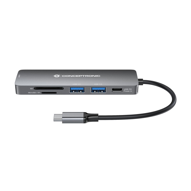 Hub USB Conceptronic DONN11G Gris - Acheter à 30,37 € seulement chez Collector's Boutique