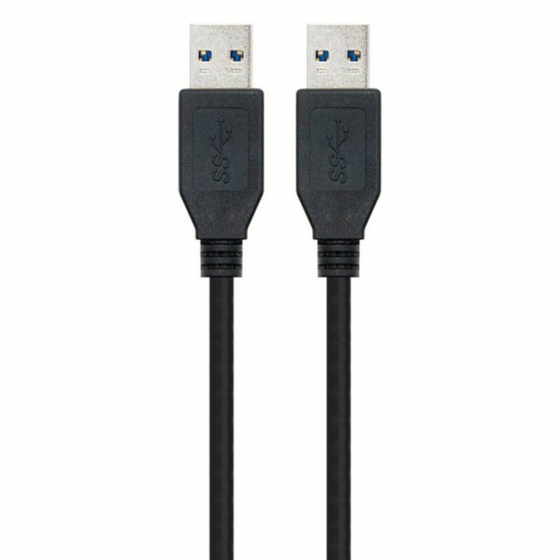 Câble USB 3.0 A vers USB A NANOCABLE 10.01.1002BK Noir - Acheter à 5,69 € seulement chez Collector's Boutique