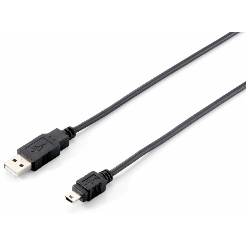 Câble USB vers Mini USB Equip 128521 Noir 1,8 m - Acheter à 3,37 € seulement chez Collector's Boutique