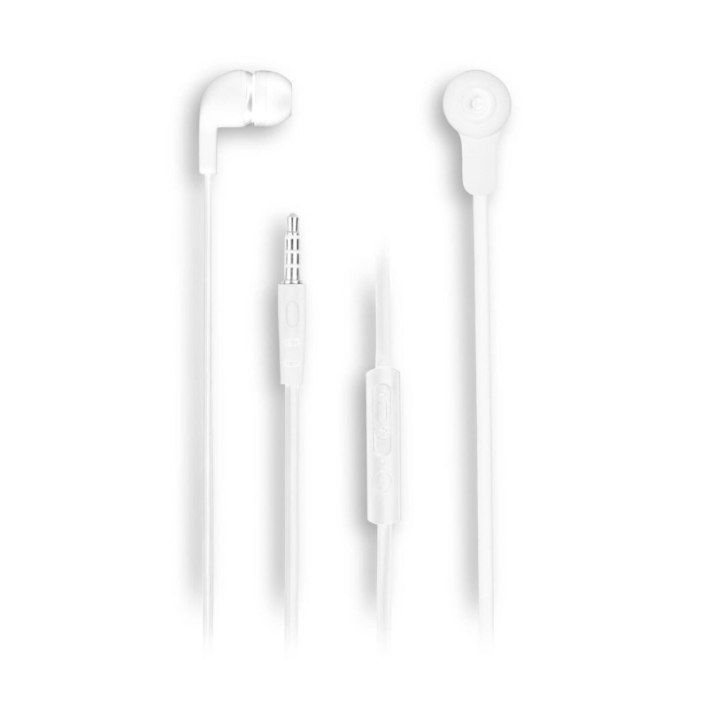 Casque bouton NGS CROSSSKIPWHITE (1,2 m) - Acheter à 5,10 € seulement chez Collector's Boutique