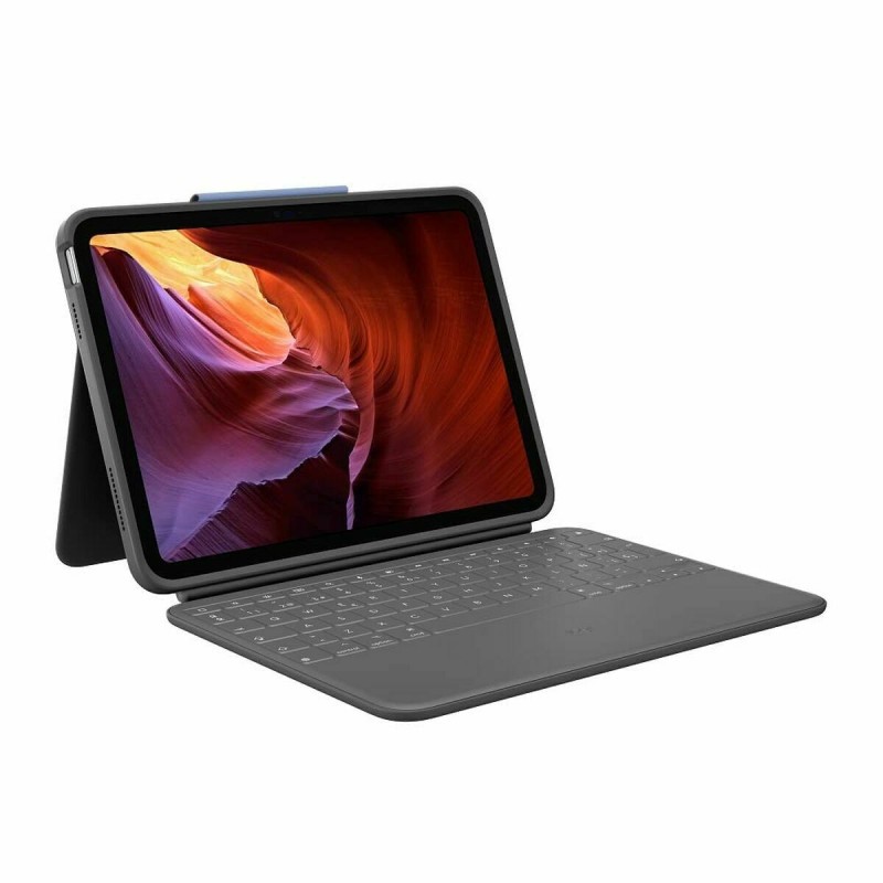 Housse pour iPad + Clavier Logitech Rugged Folio Espagnol Qwerty - Acheter à 136,45 € seulement chez Collector's Boutique