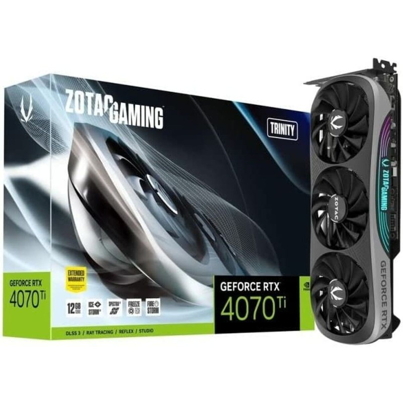 Carte Graphique Zotac GeForce RTX 4070 Ti Trinity OC 12 GB GDDR6X - Acheter à 1 086,34 € seulement chez Collector's Boutique