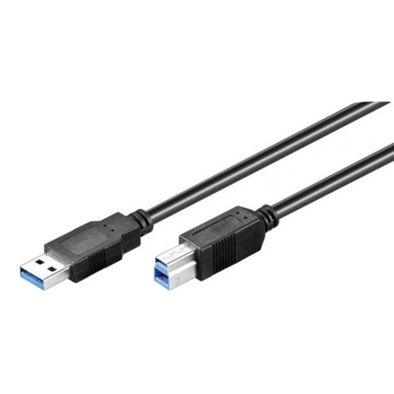 Câble USB A vers USB B EDM Noir 1,8 m - Acheter à 6,77 € seulement chez Collector's Boutique