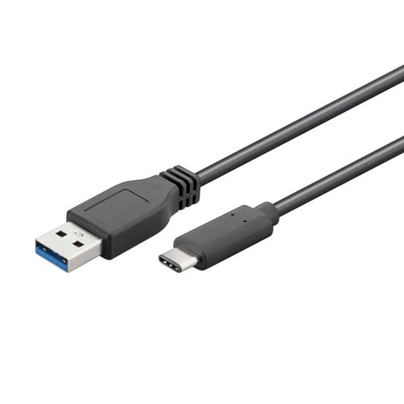 Câble USB A vers USB C EDM Noir 1 m - Acheter à 6,58 € seulement chez Collector's Boutique