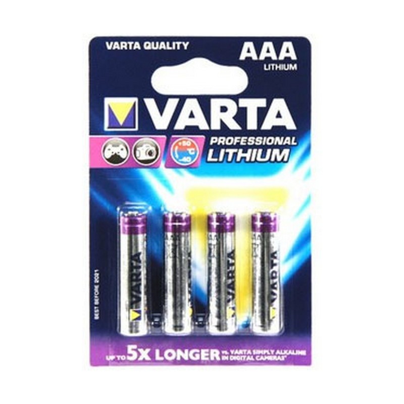 Batteries Varta Ultra Lithium (4 Pièces) - Acheter à 11,78 € seulement chez Collector's Boutique