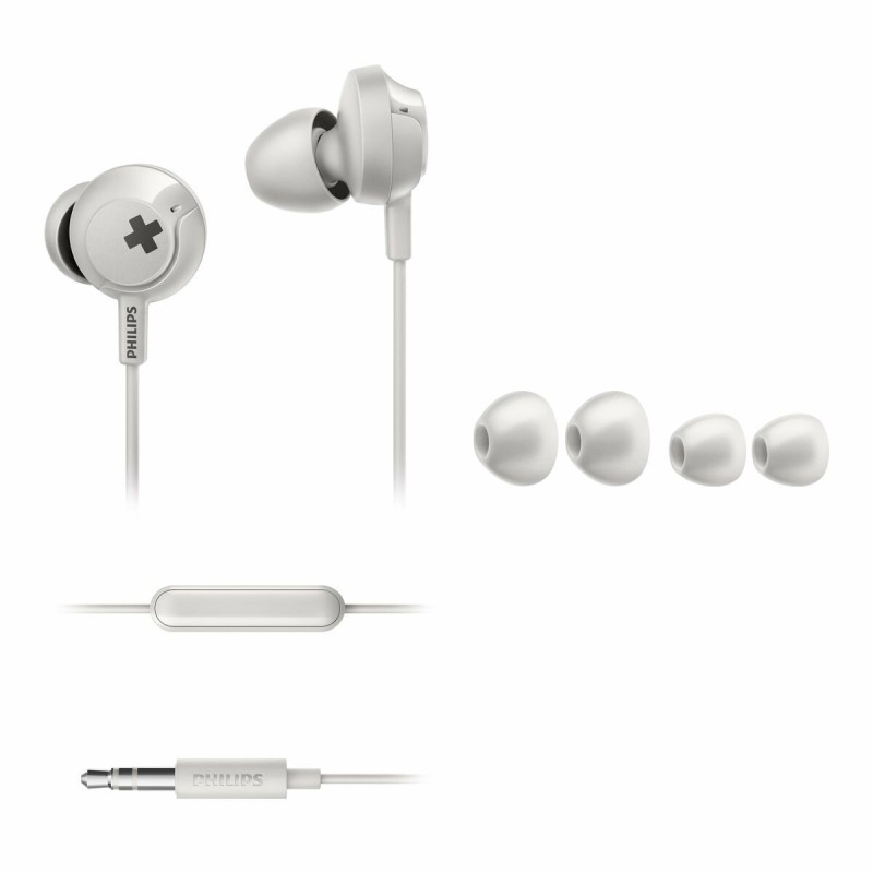 Casques avec Microphone Philips SHE4305WT/00 Blanc - Acheter à 21,54 € seulement chez Collector's Boutique