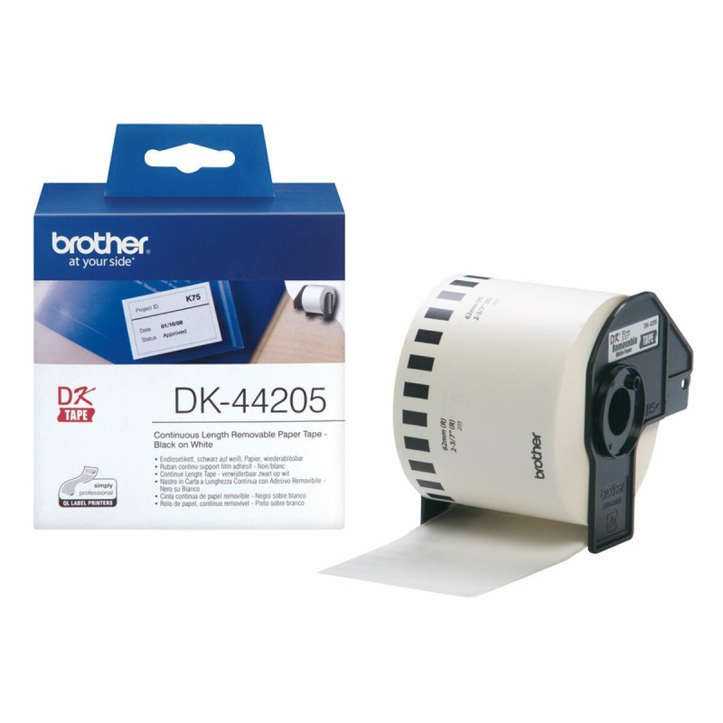 Etiquettes pour Imprimante Brother DK-44205 62 mm x 15,24 m - Acheter à 21,07 € seulement chez Collector's Boutique