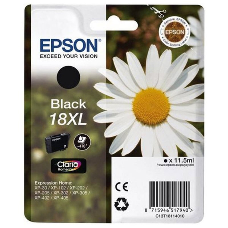 Encre originale Epson 18XL Noir - Acheter à 24,55 € seulement chez Collector's Boutique