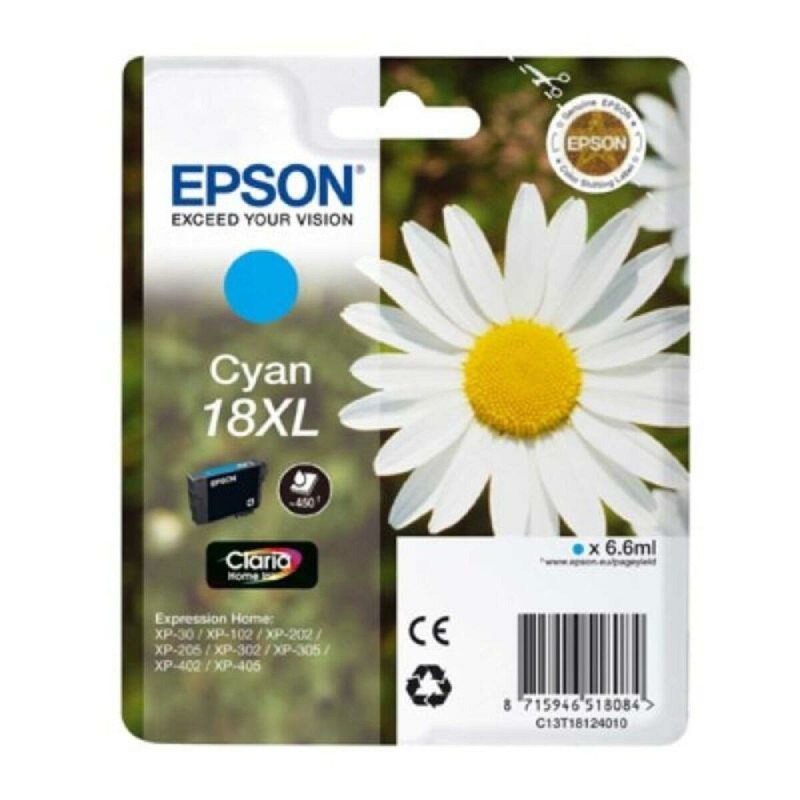 Cartouche d'encre originale Epson 18XL Cyan - Acheter à 18,86 € seulement chez Collector's Boutique