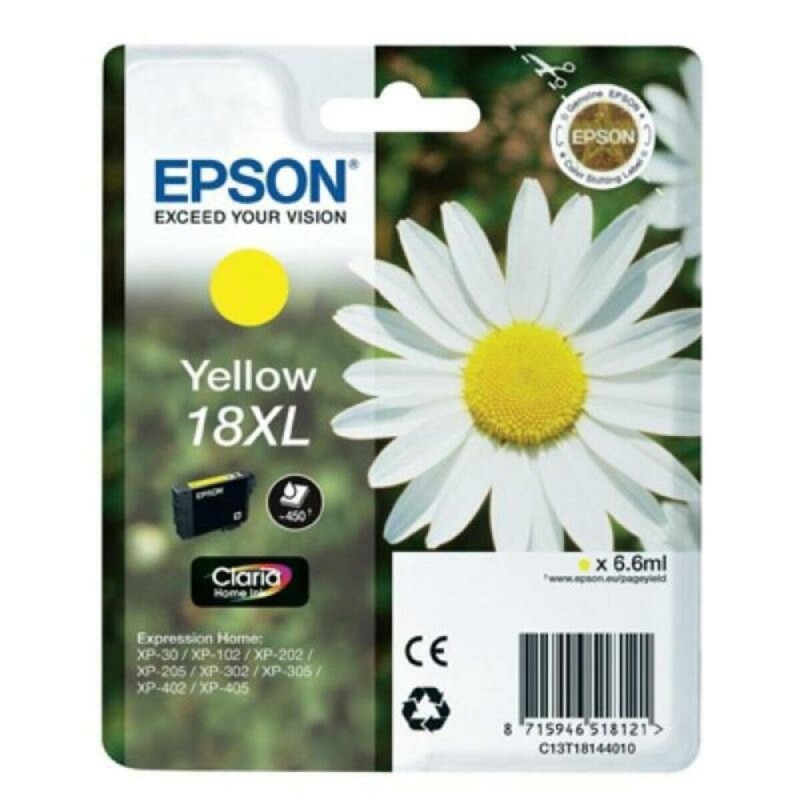 Cartouche d'encre originale Epson 18XL Jaune - Acheter à 18,86 € seulement chez Collector's Boutique