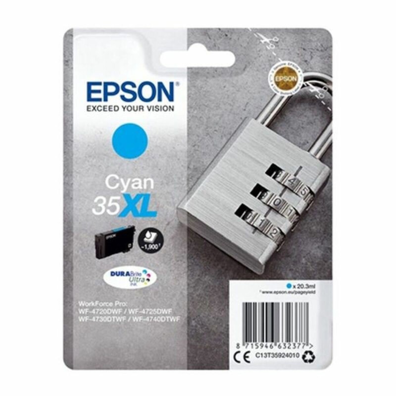 Cartouche d'encre originale Epson 35XL Cyan - Acheter à 36,00 € seulement chez Collector's Boutique