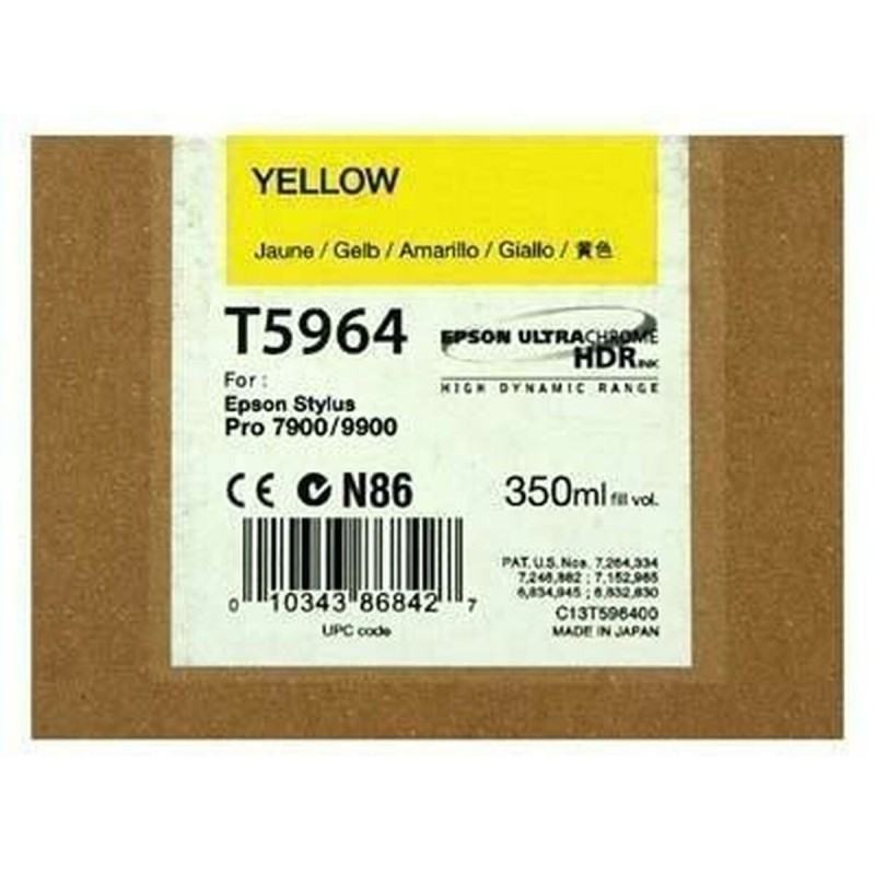 Cartouche d'encre originale Epson Cartucho T596400 amarillo Jaune - Acheter à 180,72 € seulement chez Collector's Boutique