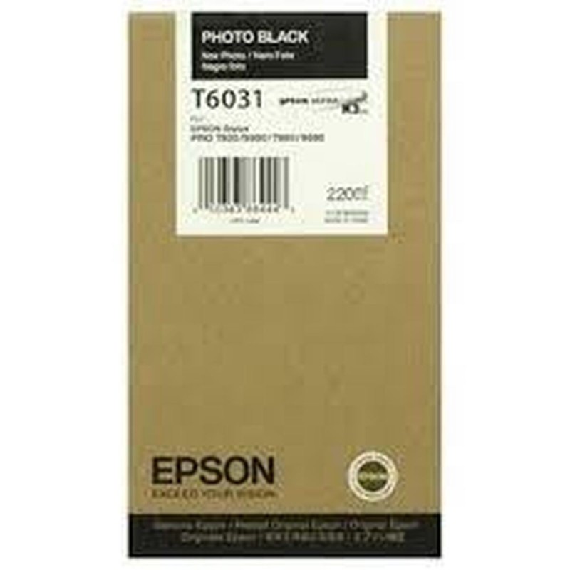 Cartouche d'encre originale Epson Cartucho T603100 negro foto Noir - Acheter à 121,18 € seulement chez Collector's Boutique