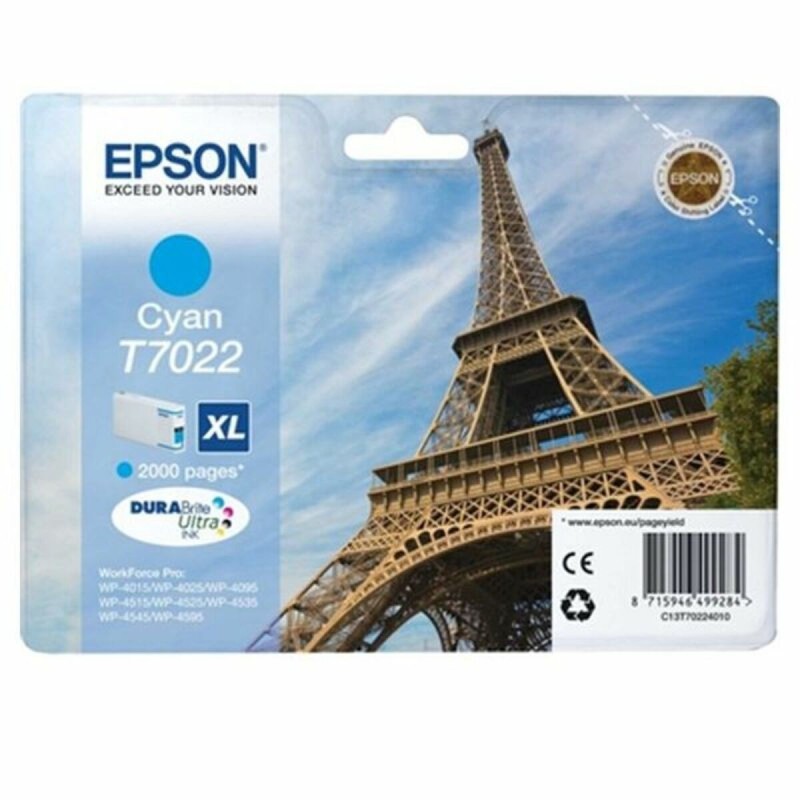 Cartouche d'encre originale Epson T70224010 Cyan - Acheter à 47,44 € seulement chez Collector's Boutique