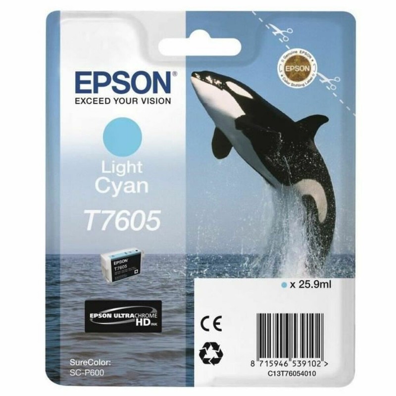 Cartouche d'encre originale Epson T7605 Noir - Acheter à 28,51 € seulement chez Collector's Boutique