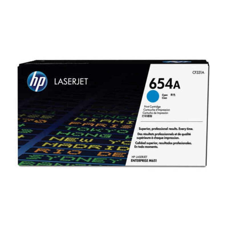 Toner original HP 654A Cyan - Acheter à 438,89 € seulement chez Collector's Boutique