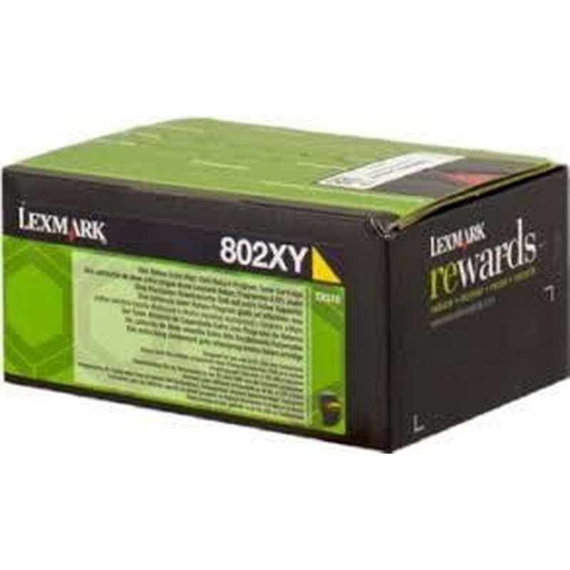 Toner Lexmark 802XY Jaune - Acheter à 146,18 € seulement chez Collector's Boutique