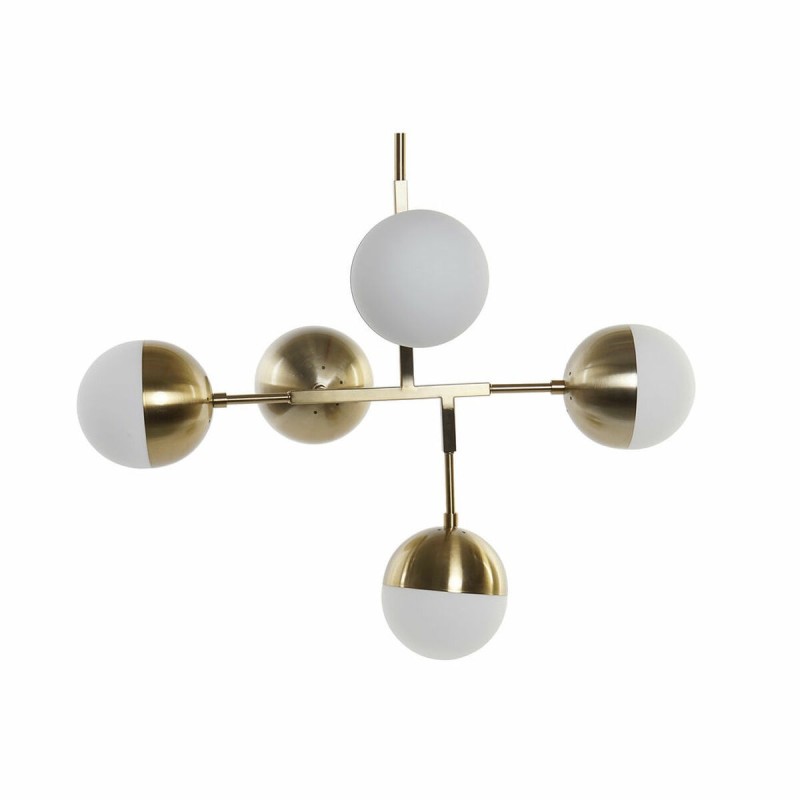 Suspension DKD Home Decor Métal Verre Doré (74 x 52 x 168 cm) - Acheter à 162,53 € seulement chez Collector's Boutique