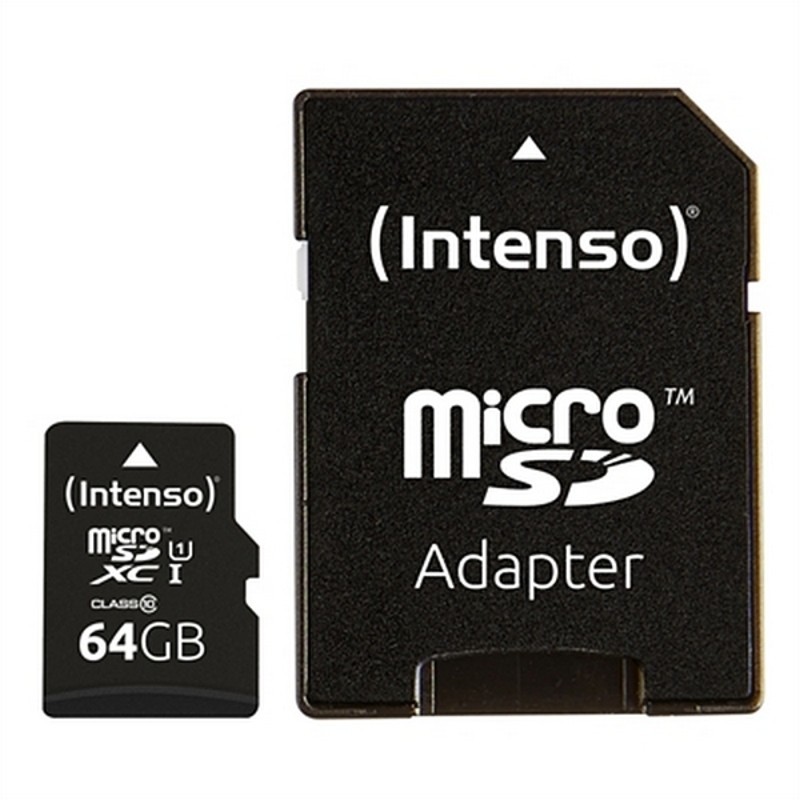 Carte Mémoire Micro SD avec Adaptateur INTENSO 34234 UHS-I XC Premium Noir - Acheter à 5,33 € seulement chez Collector's Boutiqu