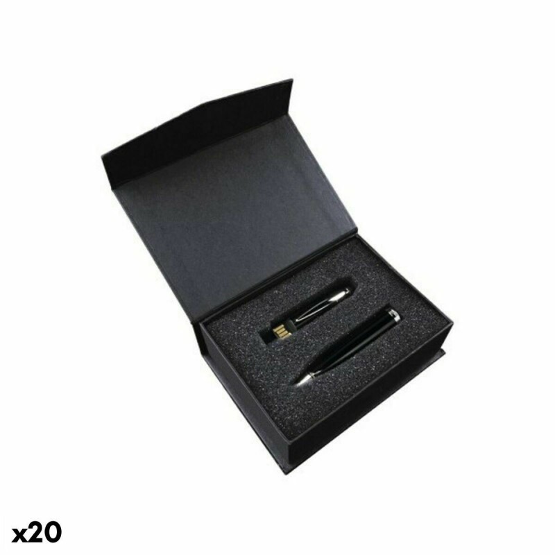 Ensemble de stylo et Mémoire USB 147359 32GB Noir (20 Unités) - Acheter à 258,04 € seulement chez Collector's Boutique