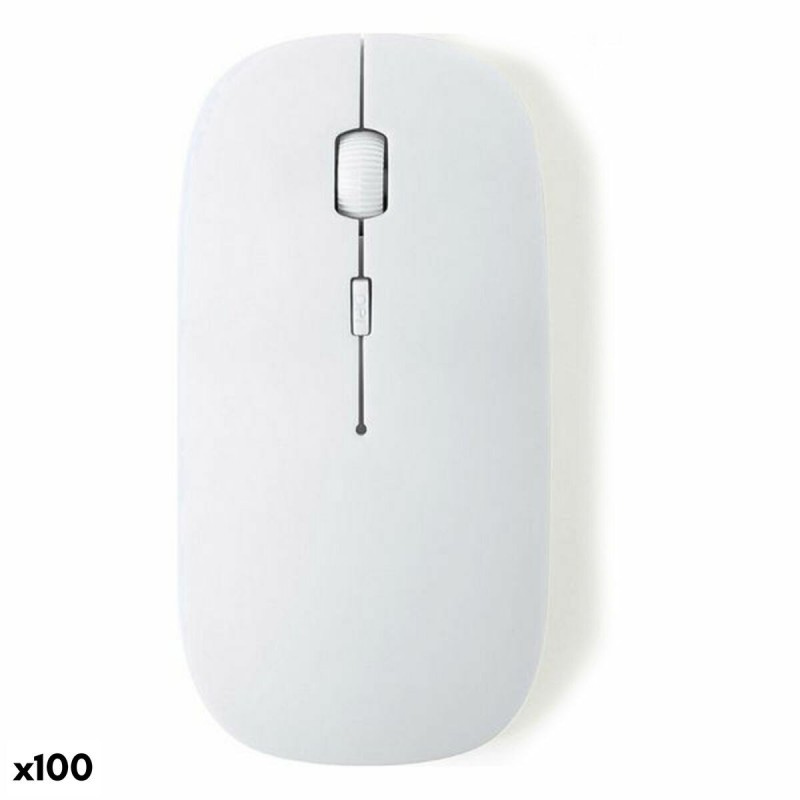 Souris Optique 146689 Blanc (100 Unités) - Acheter à 418,24 € seulement chez Collector's Boutique