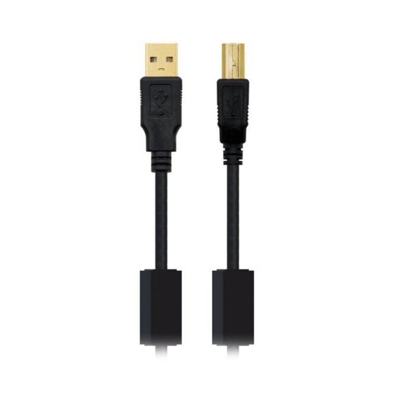 Câble USB 2.0 A vers USB B NANOCABLE 10.01.120 Noir - Acheter à 4,03 € seulement chez Collector's Boutique