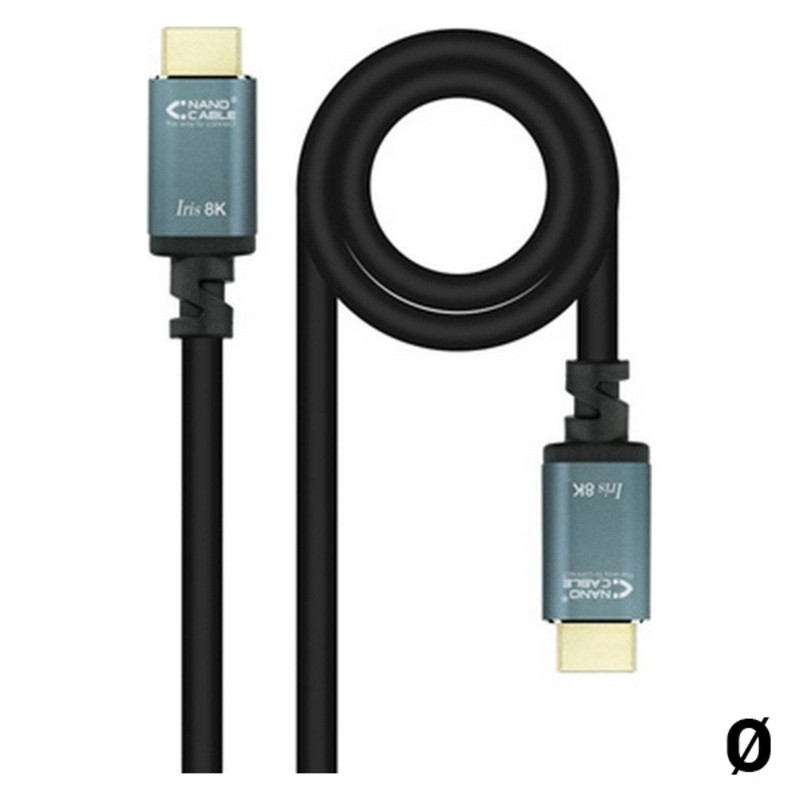 Câble HDMI NANOCABLE 8K Ultra HD Noir - Acheter à 11,17 € seulement chez Collector's Boutique